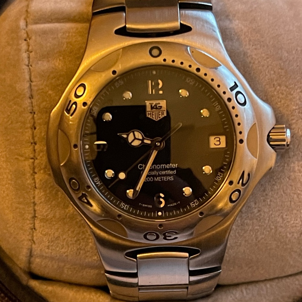 Tag Heuer Chronometer Kirium in stainless steel.